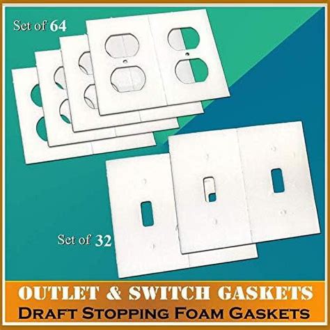 gasket electrical box|electrical outlet draft stoppers.